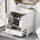 Bellemave® 30" Multi - functional Bathroom Vanity with Doors and Drawer - Bellemave