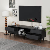 Bellemave® 63" TV Stand Features Vintage - style and Bevel Design with 4 Drawers - Bellemave