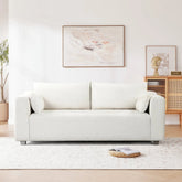 Bellemave® 82" Modern Loop Yarn Fabric Sofa with Extra Wide Domed Arms - Bellemave