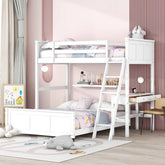 Bellemave® Bunk Bed with Desk - Bellemave