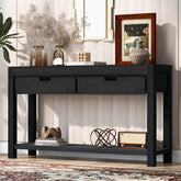 Bellemave® Console Table Entryway Table with 2 Drawers and 1 Shelf - Bellemave