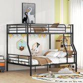 Bellemave® Full XL over Queen Metal Bunk Bed - Bellemave