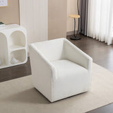 Bellemave® Modern 360° Swivel Upholstered Barrel Armchair - Bellemave