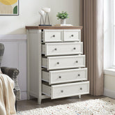 Bellemave® Modern 6 Drawers Dresser - Bellemave
