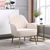 Bellemave® Modern Mid Century Chair Velvet Sherpa Armchair - Bellemave