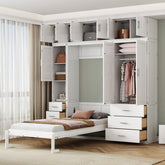 Bellemave® Murphy Bed with Lockers and Wardrobes - Bellemave