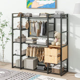 Bellemave® Open - Style Wardrobe with Hanging Rails, Shelves and Drawers - Bellemave