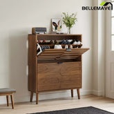 Bellemave® Shoe Cabinet Storage for Entryway with 2 Flip Drawers, Hidden Slim Shoe Organizer Rack Cabinet - Bellemave