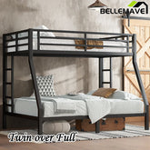 Bellemave® Twin over Full Metal Bunk Bed - Bellemave