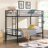 Bellemave® Twin Size Metal Bunk Bed - Bellemave