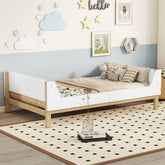 Bellemave® Twin Size Platform Bed with Headboard, Footboard and Safeguards - Bellemave