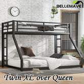 Bellemave® Twin XL over Queen Metal Bunk Bed - Bellemave