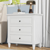 Bellemave® Wood Nightstand with 3 Storage Drawers - Bellemave