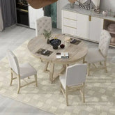 Bellemave® 58" 5 Piece Retro Functional Dining Table Set - Bellemave