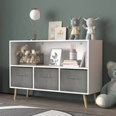 Bellemave® Kids bookcase with Collapsible Fabric Drawers - Bellemave