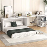 Bellemave® Queen Size Murphy Bed with Rotable Desk - Bellemave