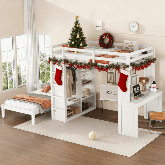 Small Room Hero: This Convertible Solid Wood Bunk Bed Solves All Your Kid’s Space Woes - Bellemave