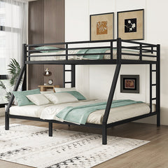 Bellemave® Queen over King Metal Bunk Bed