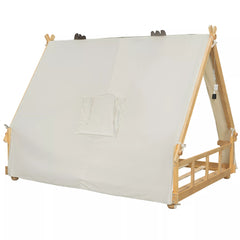 Bellemave® Tent House Bed with Skylight and Lights, Kids Canopy House Bed with Deer Antler Design