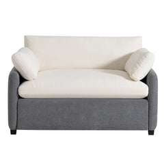 Bellemave® Oversized Chenille Single Sofa Chair with Pillows