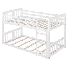 Bellemave® Twin Size Bunk Bed with Ladder