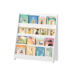 Bellemave® 4-Tier Kids Bookshelf, Toddler Book Display Shelves