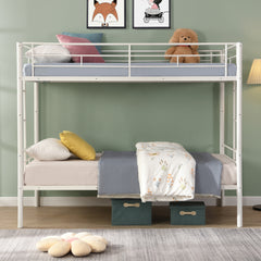 Bellemave® Twin Size Metal Bunk Bed