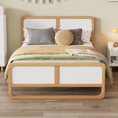 Bellemave® Modern Style Solid Wood Platform Bed