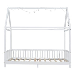 Bellemave® Montessori Bed with Guardrail and LED Light