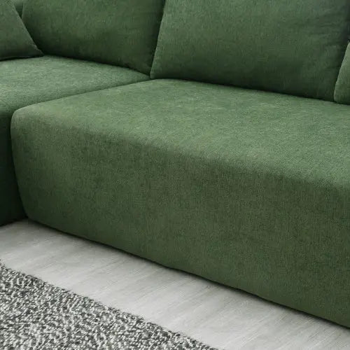 Bellemave 109" L-Shape Modern Simple Modular Sectional Living Room Sofa Set Bellemave