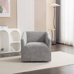 Bellemave® Modern 360° Swivel Upholstered Barrel Armchair