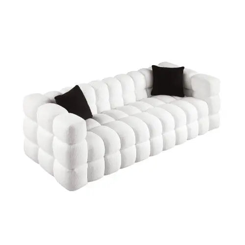 Bellemave 84.3" Marshmallow Sofa,Human Body Structure for USA People Bellemave