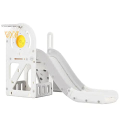 Bellemave Toddler Climber and Slide Set 4 in 1 with Basketball Hoop Play Combination Bellemave