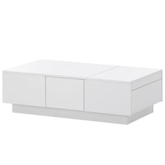 Bellemave® Coffee Table with 2 large Hidden Storage Compartment and 2 Drawers