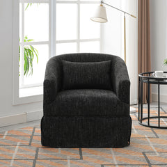 Bellemave® 360° Linen Blend Swivel Accent Armchair