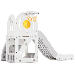 Bellemave Toddler Climber and Slide Set 4 in 1 with Basketball Hoop Play Combination Bellemave