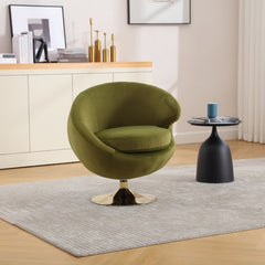 Bellemave® 360 Degree Swivel Cuddle Barrel Accent Chairs with Wide Upholstered