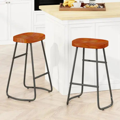 Bellemave® Stylish and Minimalist Bar Stools Set of 2, Counter Height Bar Stools Bellemave®