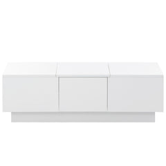 Bellemave® Coffee Table with 2 large Hidden Storage Compartment and 2 Drawers