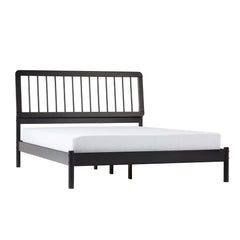 Bellemave® Mid-Century Modern Solid Wood Spindle Bed