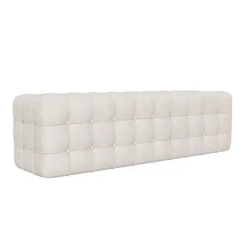 Bellemave® All Covered Velvet Upholstered Ottoman Bellemave®