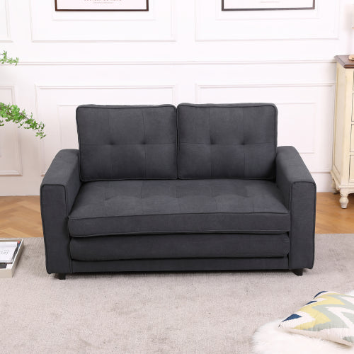 Bellemave 3-in-1 Upholstered Futon Sofa Convertible Floor Sofa bed,Foldable Tufted Loveseat Bellemave