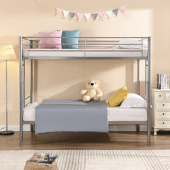 Bellemave® Twin Size Metal Bunk Bed