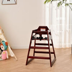 Bellemave® Wooden Double Solid Wood Feeding, Eat & Grow Portable High, Easy to Clean Baby Booster Chair