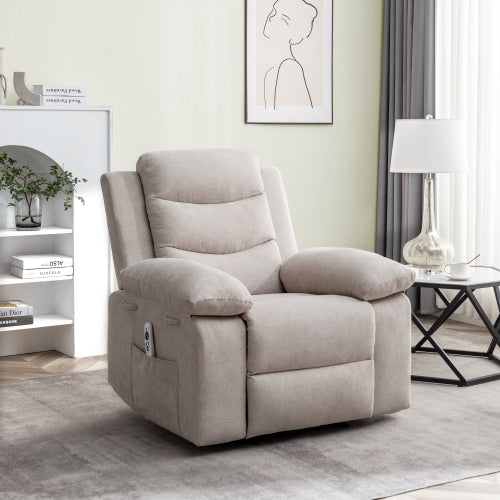 Bellemave Power Recliner Chair with Adjustable Massage Function, Recliner Chair with Heating System