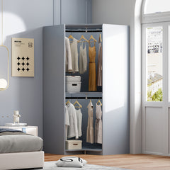 Bellemave® Polygon Corner Wardrobe