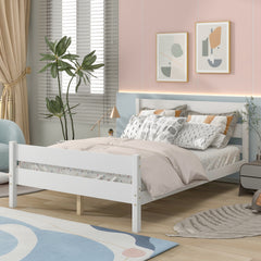 Bellemave® Full Size Platform Bed with Headboard and Footboard