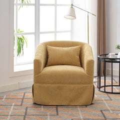 Bellemave® 360° Linen Blend Swivel Accent Armchair