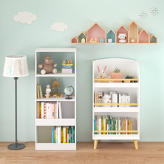 Bellemave® Kids 4-Tier Bookcase/Toy Storage Cabinet Organizer