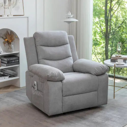 Bellemave Power Recliner Chair with Adjustable Massage Function, Recliner Chair with Heating System Bellemave